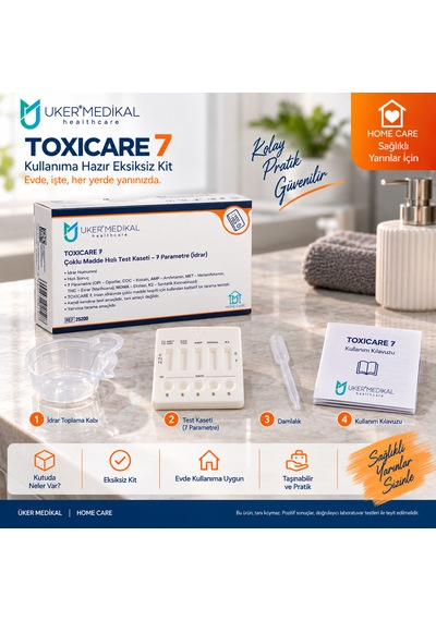 Uker Medikal Üker Toxıcare 7 Evde Madde Testi
