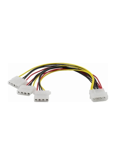 Power Çoklayıcı Kasa Içi 4 Pin Molex 1 Erkek 3 Dişi Kablo