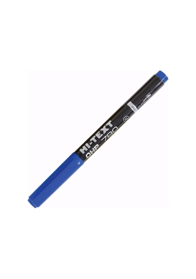 Hi-text Asetat Kalemi Permanent S Seri Mavi 780 Çok Renkli