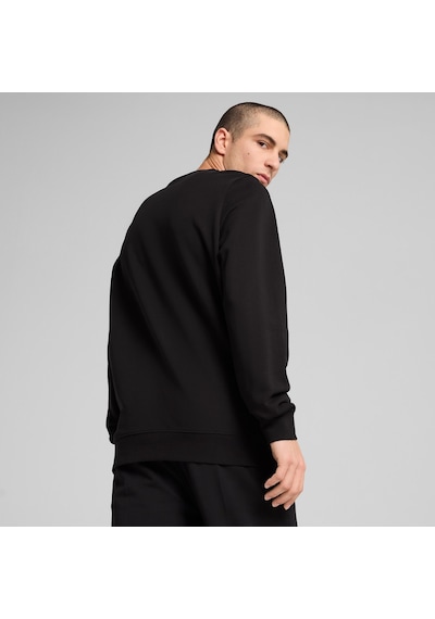 Puma Ess Elevated Crew Erkek Siyah Sweatshirt 684727 Siyah