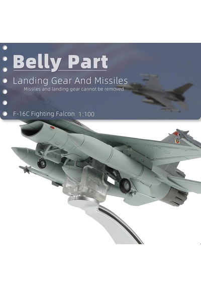 Maket Uçaklar-f16 Savaş Uçağı Ebat 1:100 14 10 5 Cm .