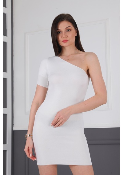 Z2015 Dewberry Bayan Elbise-beyaz Beyaz