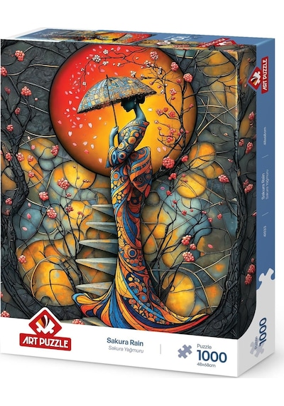 Art Puzzle Sakura Yağmuru 1000 Parça Puzzle