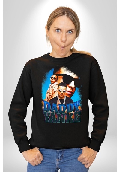 Daddy Yanke Unisex Siyah Sweatshirt Siyah