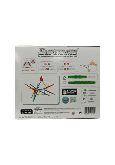 Supermag 71 Parça Manyetik Yapı Ve Geometri Stem Eğitim Seti