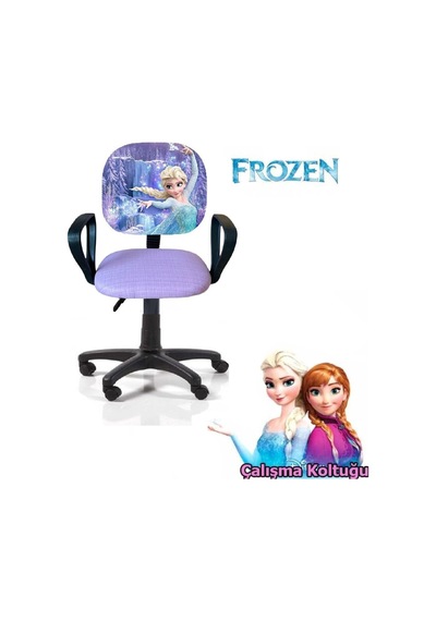 Karlar Ülkesi Elsa Frozen Desenli Çocuk Odası Ders Çalışma