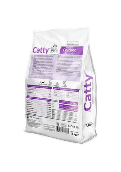 Catty Colourmix Tavuklu Renkli Taneli Yetişkin Kedi Maması 1.5 Kg