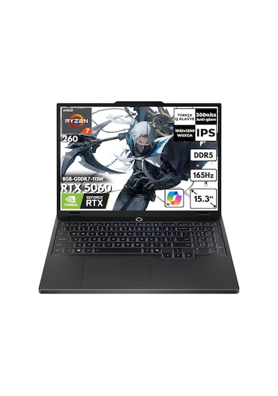 Lenovo Legion 5 15AHP10 83M00070TRHMF39 R7-260 48 GB 2 TB SSD 8 GB RTX 5060 15.3" WUXGA W11H Dizüstü Bilgisayar