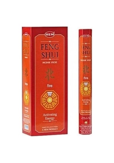 Hem Tütsü Feng Shui Fire Aktive Edici Enerji 20 Çubuk