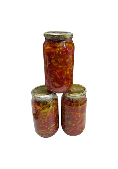Domates Soslu Acı Biber Konservesi 1 Kg.x 3 Adet