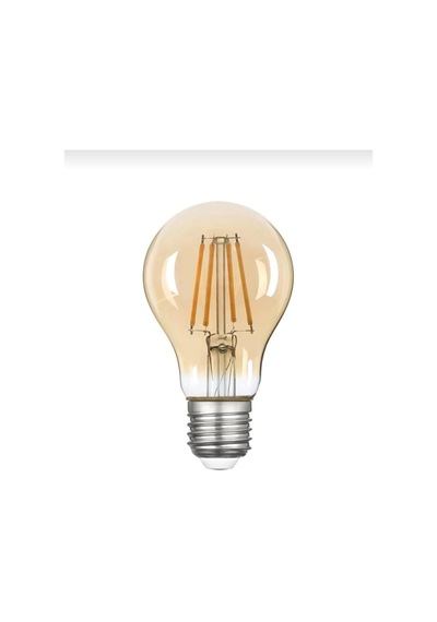Rustik A60 Led Filament Ampul E27 Gün Işığı Aydınlatma Ampülü Led Ampül, A60 Rustik Led Flament Diğer