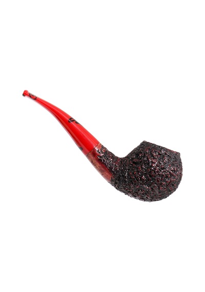 Mastro Geppetto Rusticato 9mm. Filtreli Akrilik Saplı Pipo 431305