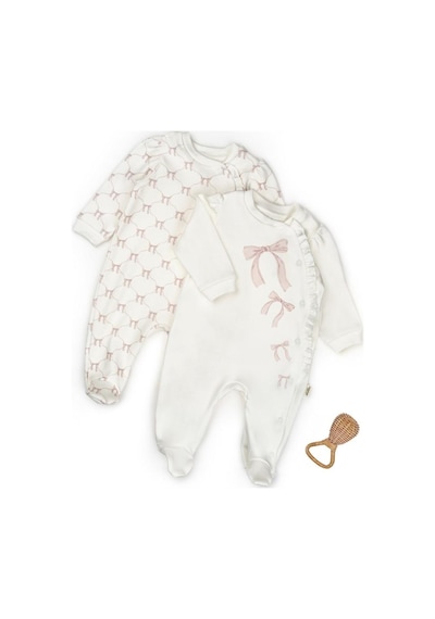 Babycosy Organic Wear Bebek 2li Tulum %100 Organik Pamuk , Bebek - Yenidoğan- Csy8148 Powder
