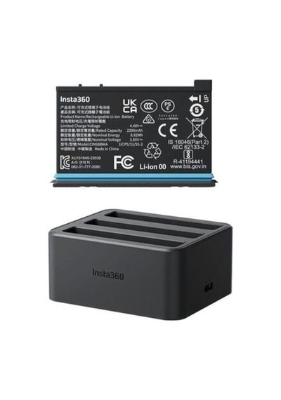 Insta360 X4 Batarya + Fast Charge Hub-6544