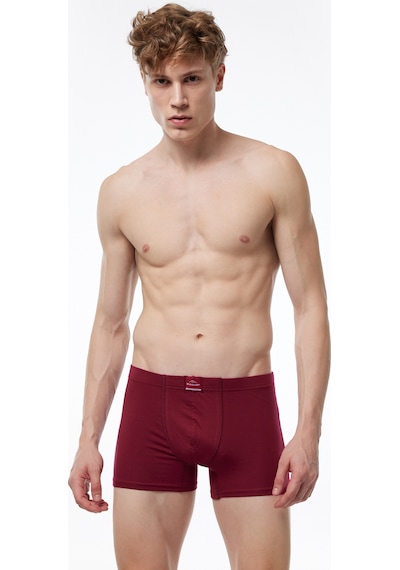 Malabadi Erkek Bordo Pamuk Elastan Boxer 1m074 Bordo
