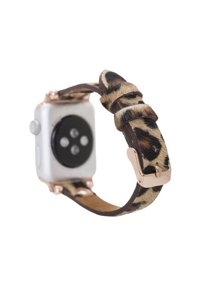 Plm Apple Watch Uyumlu Deri Kordon 38-40-41mm Rt Leo1n Diğer
