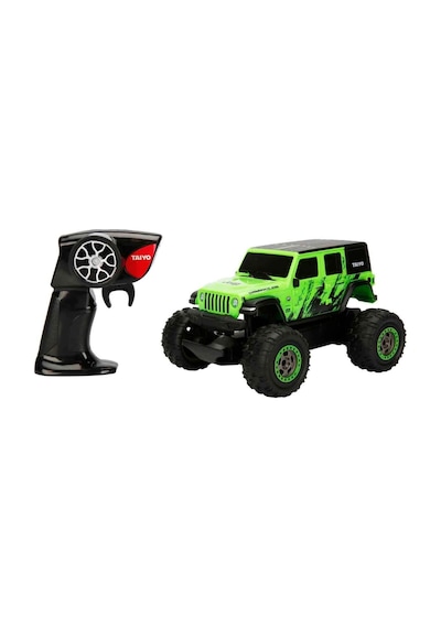 1:22 Taiyo Jeep Uzaktan Kumandalı Araba 15014 Jeep Wrangler Yeşil S00041454 Çok Renkli