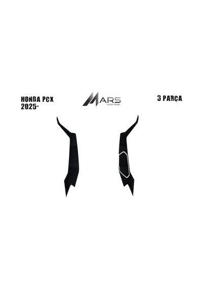 Honda Pcx 2025- Yan Kaplama Siyah 13687787