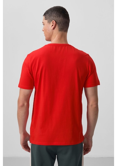 Tommy Life Tommy Lıfe Erkek Kırmızı Basic Kısa Kol Standart Kalıp O Yaka T-shirt 87911 T10er-87911 001