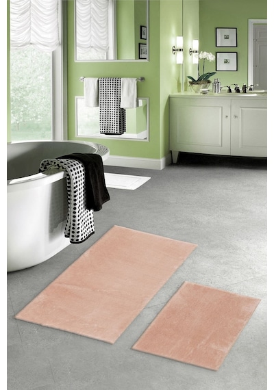 Rex Puffy Pelüş 2 Li Banyo Paspasi Cappuccino