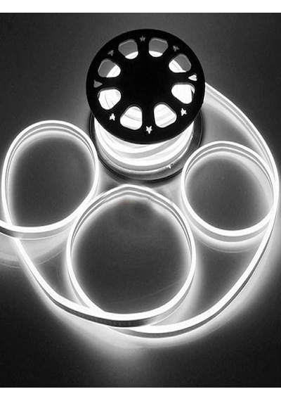 Ledly Neon Led 220v 5mt 220 V Giriş Adaptörü Dahil Güneş Işığı
