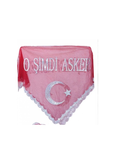 Ayyıldızlı Bayrak Seti Esker Yüz Örtüsü Asker Uğurlama