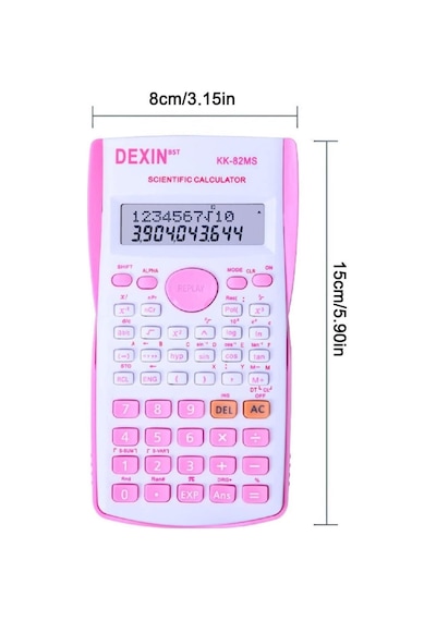 Valkyrie Dexin 240 Fonksiyonlu Çift Satır Bilimsel Hesap Makinesi Beyaz