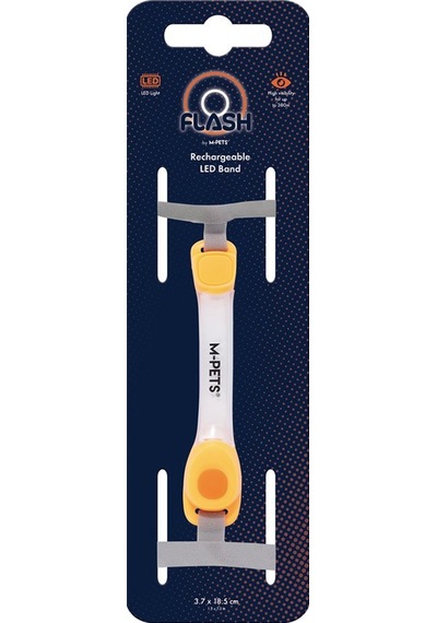 M-pets Flash Led Band Orange