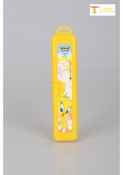 Lisanslı Tweety Kalem Kutusu Altın