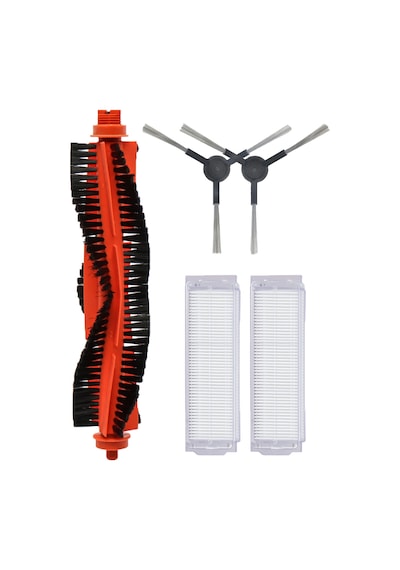 Viomi V2 Pro / V2 Max Uyumlu Robot Yedek 5 Parça Seti Ana Fırça Yan Fırça Hepa Filtre