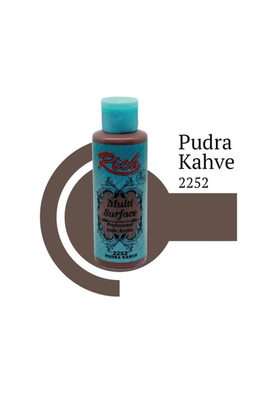 Rich Multi Surface 2252 Pudra Kahve Akrilik Boya 120 Cc