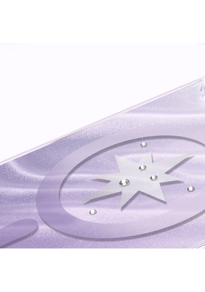 İphone 17 Kılıf M-safe Özellikli l Swarovski Taşlı Zore Paris Rovix Sert Pc Kapak Açık Mor