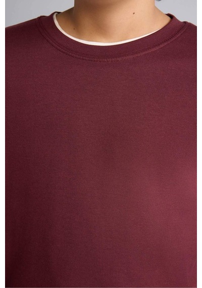 Defacto Oversıze Tişört Erkek Çocuk G6486a826smbr34 Bordo-br34