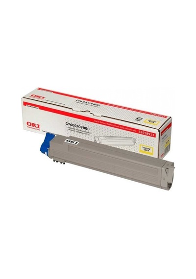 Oki C9600 - 42918961 Sarı  Toner