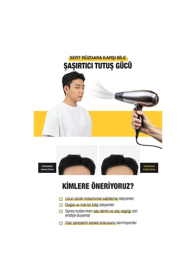 Mat Bitişli Hacim Sunan Ultra Güçlü Saç Sabitleyici Sprey Dashu Formen Bamboo Forest Mega Hard Spray