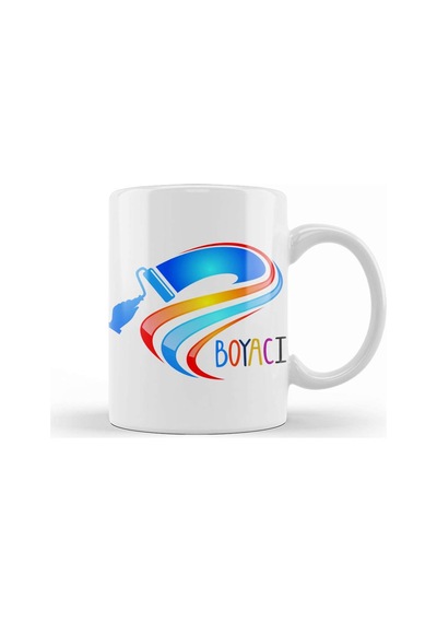 Boyacı Boyacılara Kupa Bardak Porselen Karışık