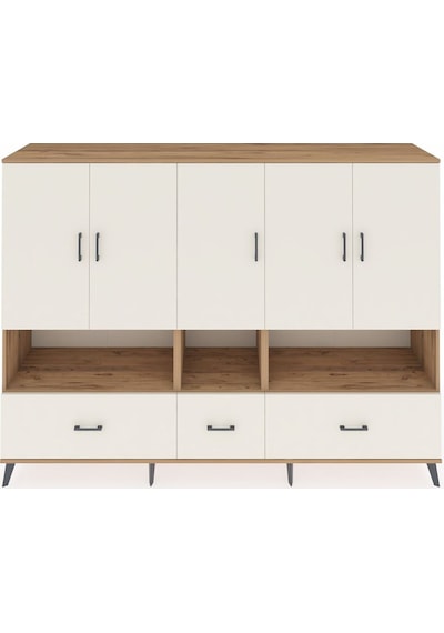 Hyperion Dolap 12 Raflı 3 Çekmeceli 5 Kapaklı 220x44x163 Çam-ayta Çam-aytaşı Hyperion Dolap 12 Raflı 3 Çekmeceli 5 Kapaklı 220x44x163 Çam-ayta Çam-aytaşı