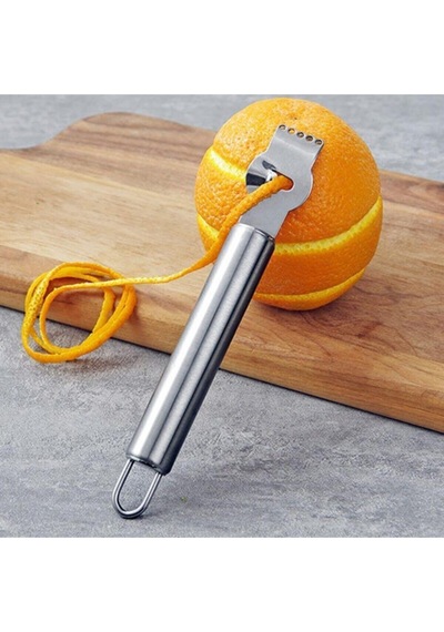 Paslanmaz Metal Limon Portakal Elma Kabuk Çizici Soyma Bıçağı Metal Diğer