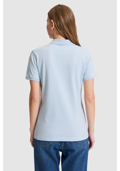 U.s. Polo Assn. Kadın Açık Mavi Tişört Basic 50326475-vr003 Acık Mavı