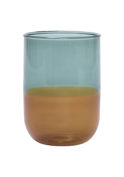 Yargıcı İki Renkli Cam Bardak 11x16 Cm 26knhs1046n St