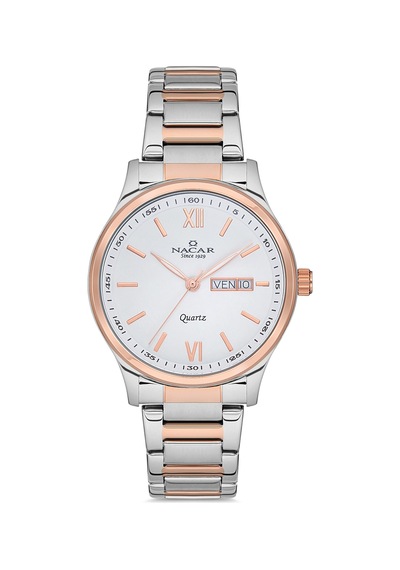 Nacar Nc31-29b155-ewm Erkek Kol Saati Gri - Rose Gold