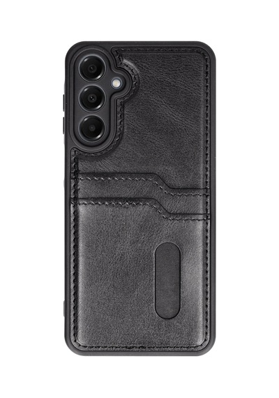 Newface - 368 - Samsung Galaxy A35 5g Kılıf Sara Kartvizitli Deri Kılıf - Concepta - - Siyah Sıyah