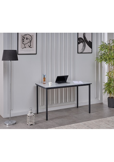 Arpelia Çalışma Masası 125x65 Cm (Gri - Lava)