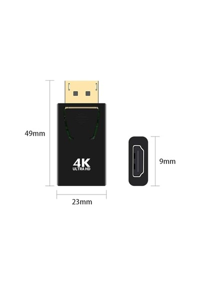 4k 30hz Displayport Dp To Hdmı Çevirici Dönüştürücü Adaptör