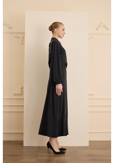 Senna Soleıl Dress Siyah Siyah