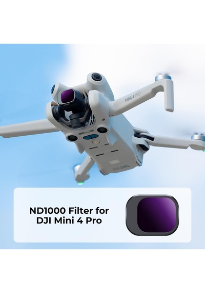 K&f Concept Mini 4 Pro Nd1000 Filtre Djı Mini 4 Pro İle Uyumlu, Çok Katmanlı Hd Optik Cam, Alüminyum Versiyon