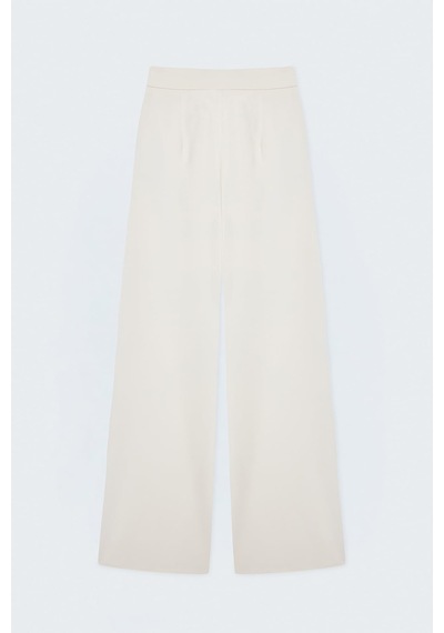 Sateen Lucy Pantolon - Krem-137393