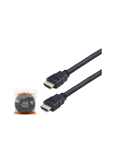 Büro Ev Ofis Cihazları İçin 15mt Siyah Od 7.8 Mm Hdmi Kablo