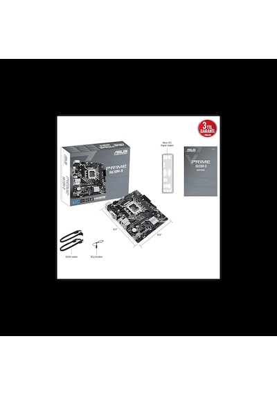 Asus Prıme H610m-d, 2xddr5, M.2, D-sub, Hdmı, Rs232 Port, 12-13.14.nesil, Lga1700 Soket, Anakart