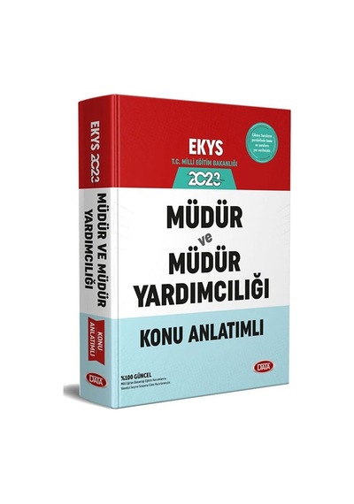 2023 Meb Ekys Müdür ve Müdür Yardımcılığı Konu Anlatımlı Data